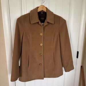 Coach peacoat- Camel wool/mohair jacket